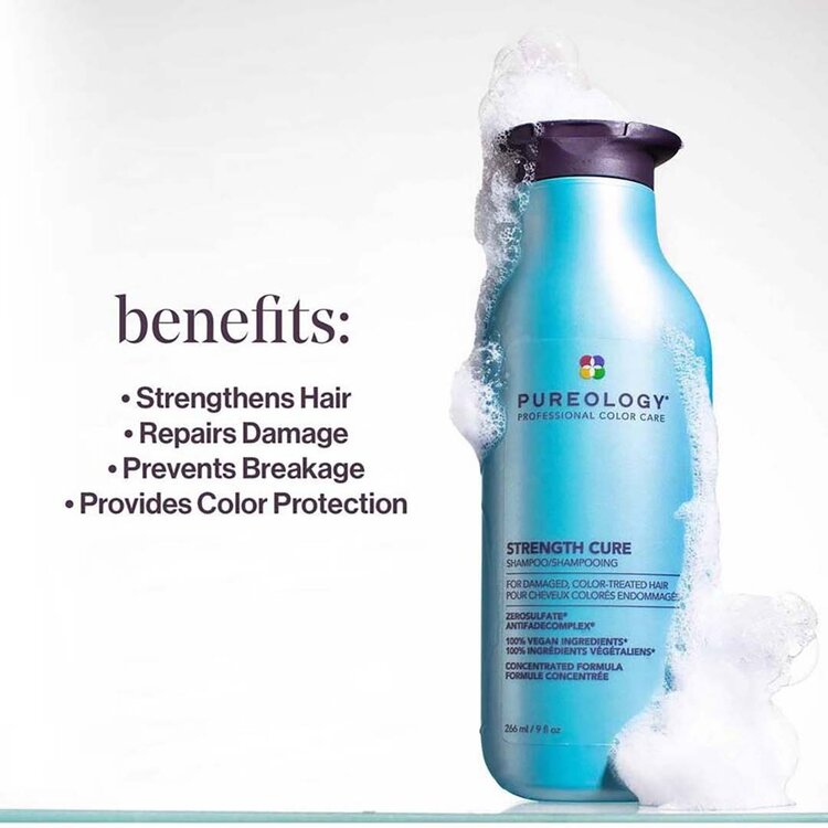 PUREOLOGY Strength Cure | Shampooing - Soin Renforçant