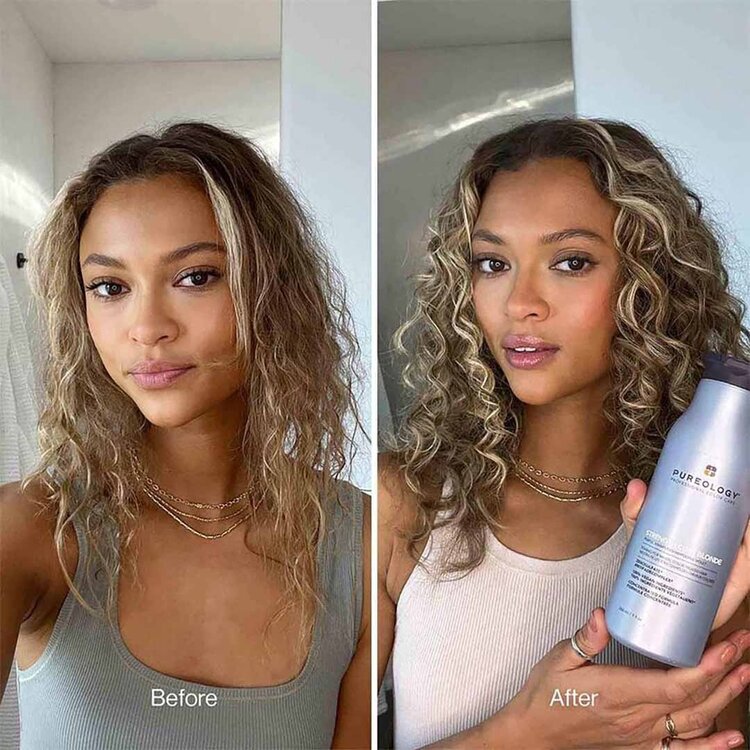 PUREOLOGY Strength Cure Blonde | Purple Shampoo