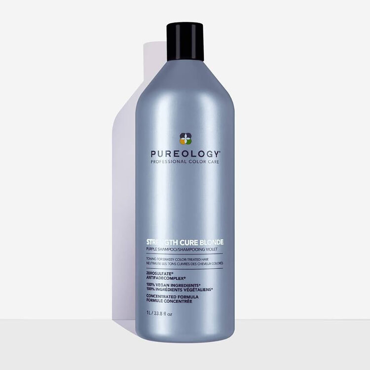 PUREOLOGY Strength Cure Blonde | Purple Shampoo