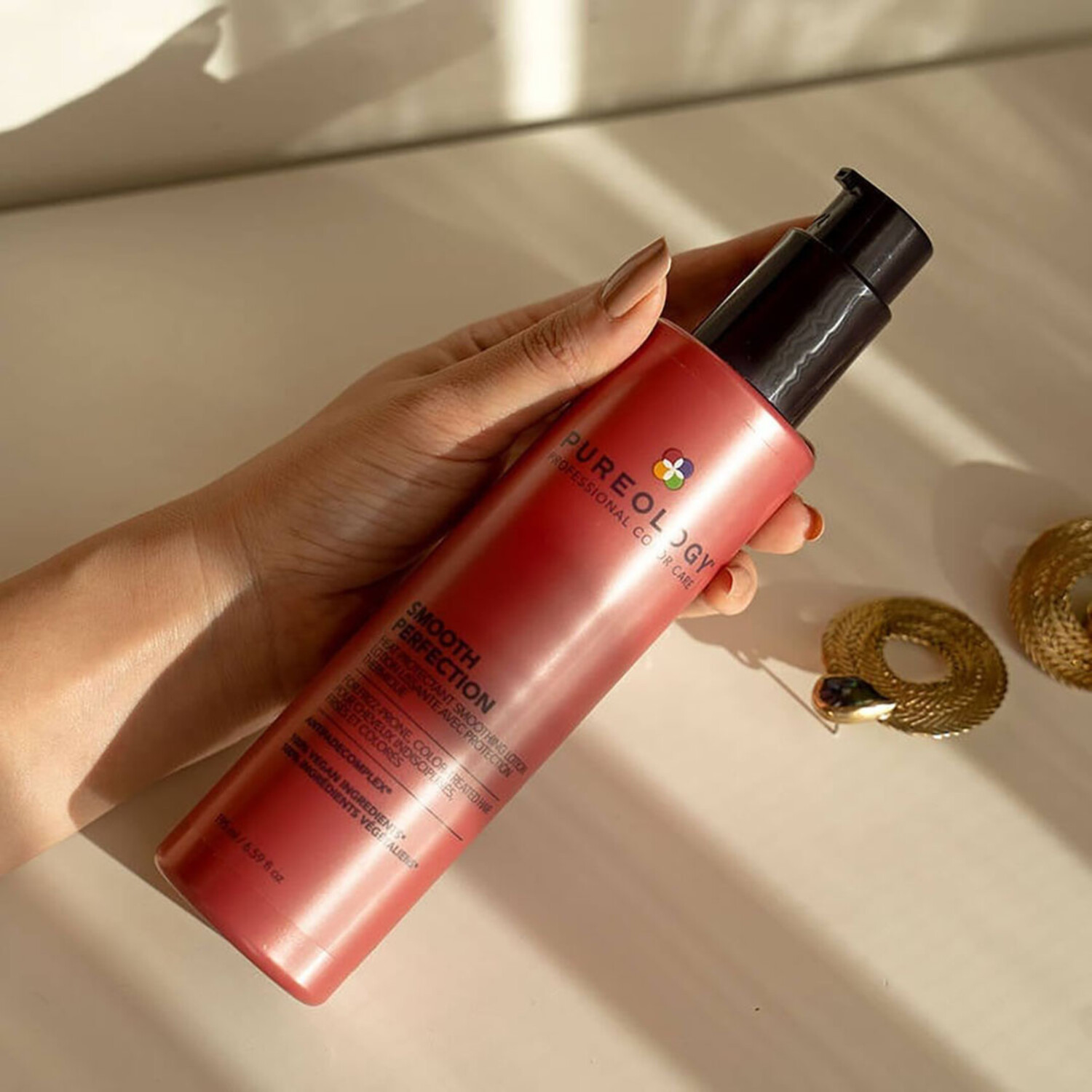 Pureology Smooth Perfection Smoothing Heat Protectant Lotion Industria Coiffure Hair Products