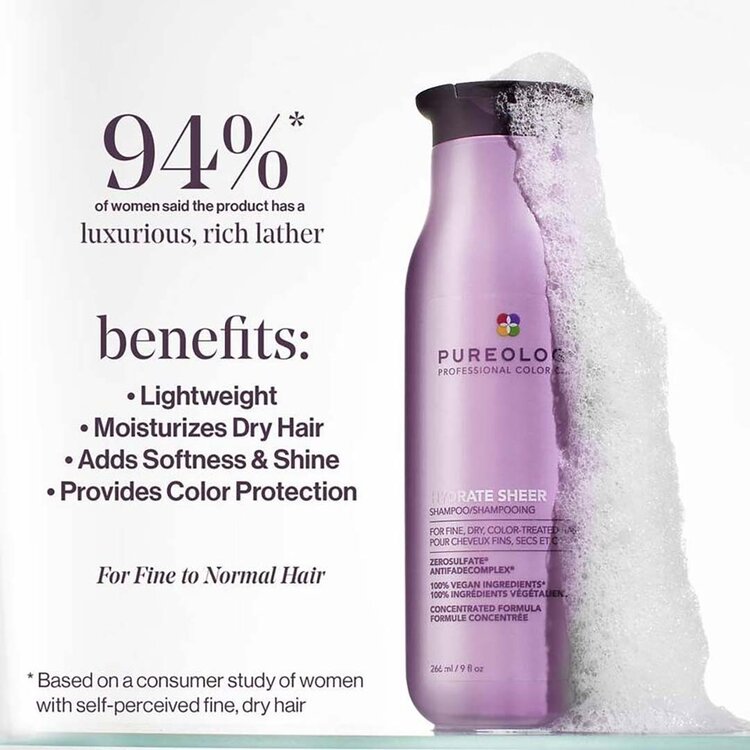 PUREOLOGY Hydrate Sheer | Shampooing - Hydratation Légère