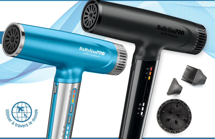 BABYLISSPRO BABYLISSPRO - NANO TITANIUM Séchoir Haute Vitesse Nano Léger