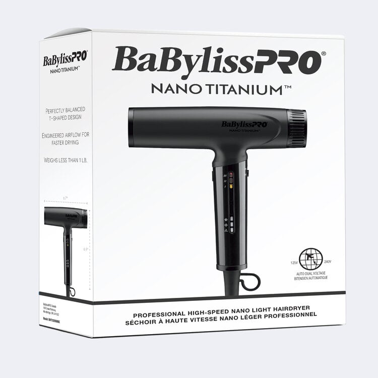 BABYLISSPRO BABYLISSPRO - NANO TITANIUM Séchoir Haute Vitesse Nano Léger