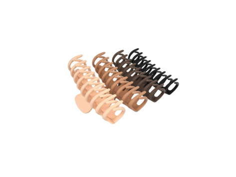 INDUSTRIA - Classique Clip Rouleau Paquet de 4 Couleurs