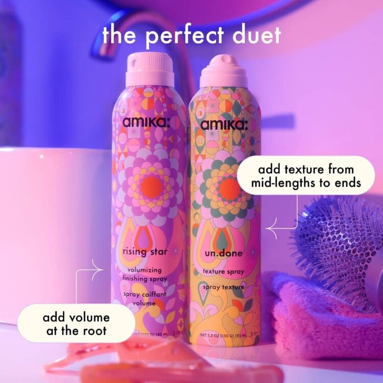 amika: Rising Star | Volumizing Styling Spray – Instant Lift, Airy Body and a Clean, Non-Sticky Finish