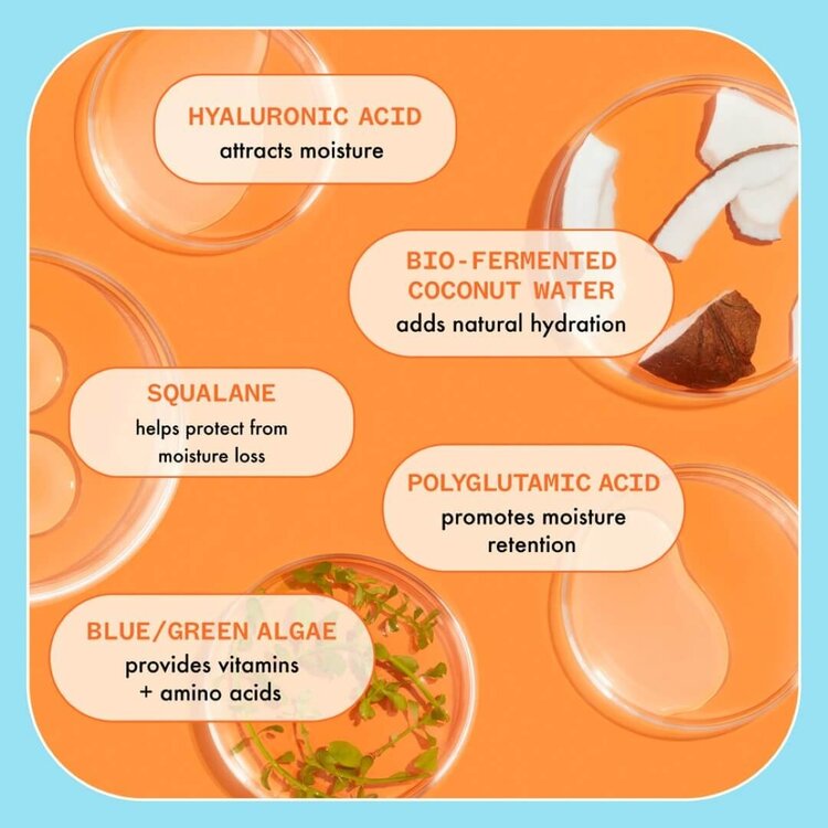 amika: Hydro Rush | Soin Sans Rinçage Hydratation Intense (200 ml) –Hydrate, Démêle et Lisse Sans Alourdir