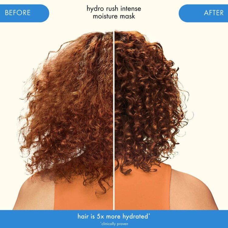 amika: Hydro Rush | Masque Hydratation Intense – Réhydrate en Profondeur, Lisse la Fibre et Booste la Souplesse