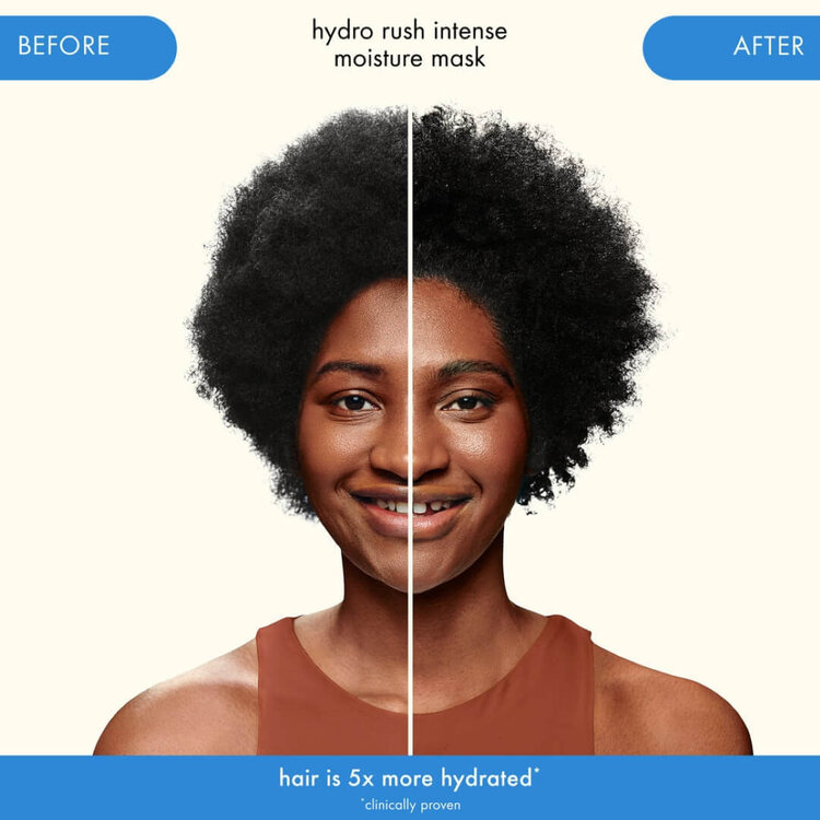 amika: Hydro Rush | Masque Hydratation Intense – Réhydrate en Profondeur, Lisse la Fibre et Booste la Souplesse