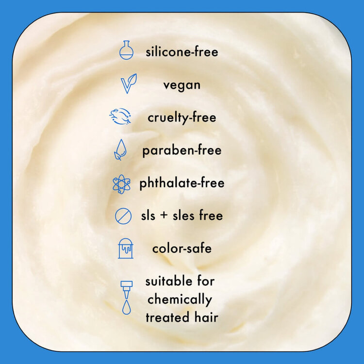 amika: Hydro Rush | Masque Hydratation Intense – Réhydrate en Profondeur, Lisse la Fibre et Booste la Souplesse