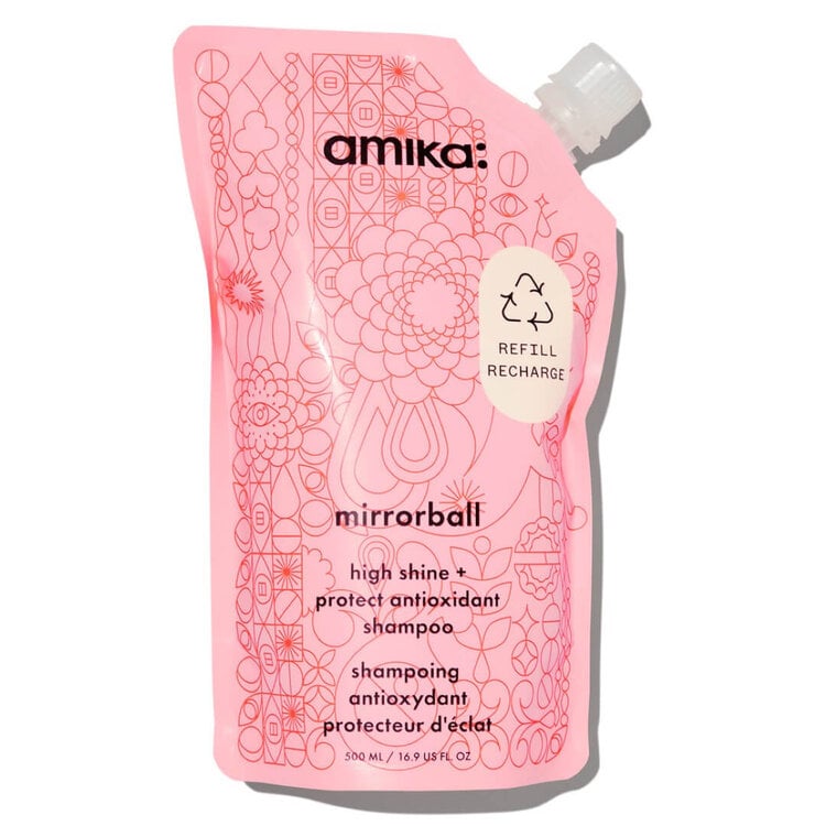 amika: Mirrorball | Antioxidant Shine-Protect Shampoo – Gently Cleanses, Protects Color and Boosts Shine