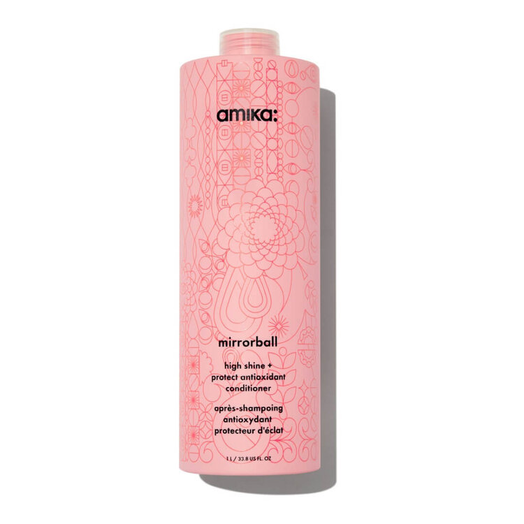 amika: Mirrorball | Antioxidant Shine-Protect Conditioner – Detangles, Smooths and Helps Preserve Color Brilliance