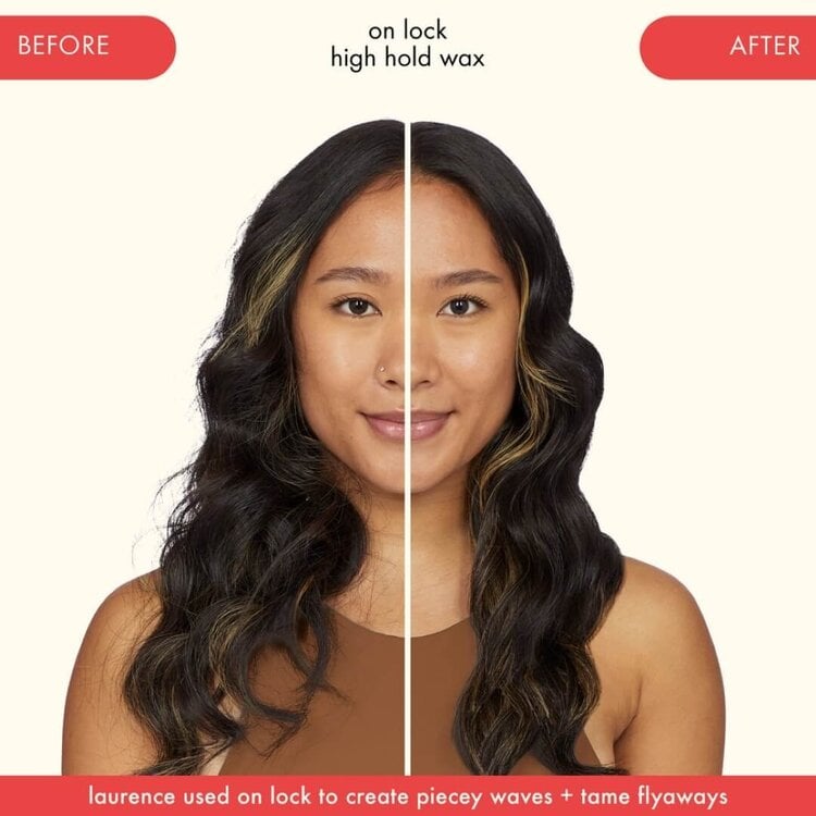 amika: On Lock | Cire Coiffante Fixation Forte (50 ml) – Tenue Puissante, Définition Nette et Fini Propre Sans Effet Gras