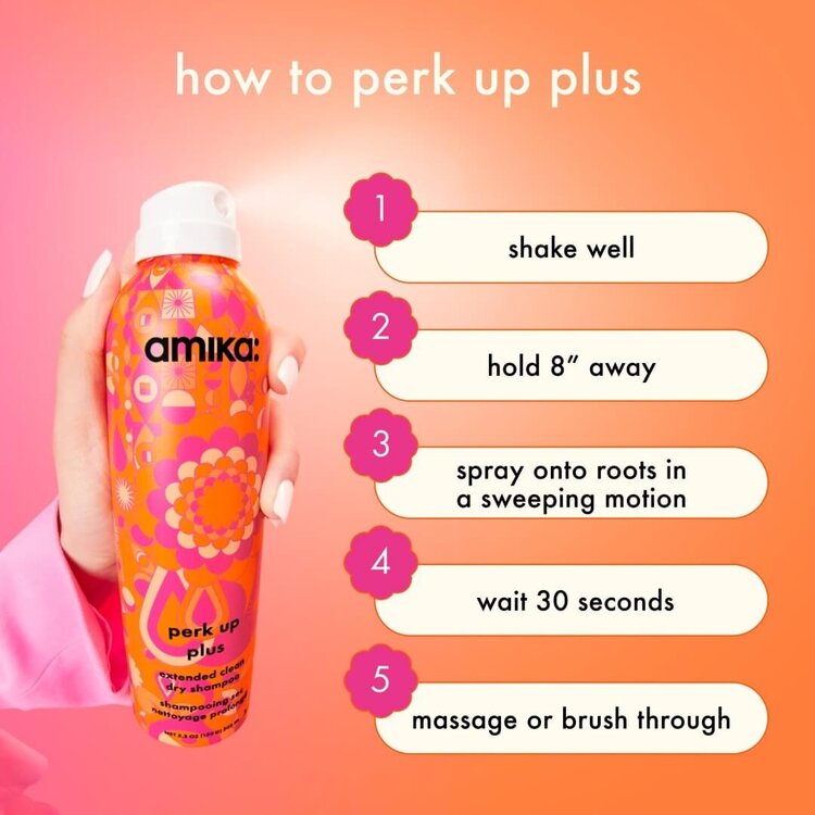 amika: Perk Up Plus | Shampooing Sec Nettoyage Prolongé