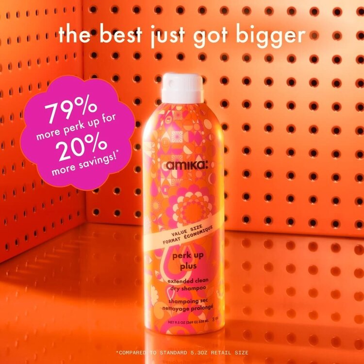amika: Perk Up Plus | Extended Clean Dry Shampoo