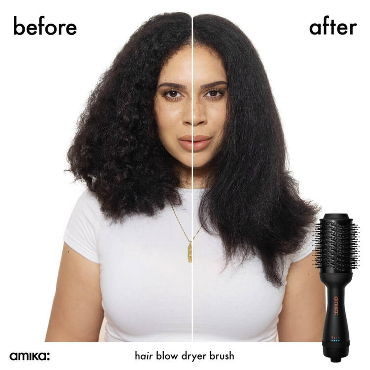 amika: Hair Blow Dry Brush 2.0 | 2-in-1 Hair Styling Tool