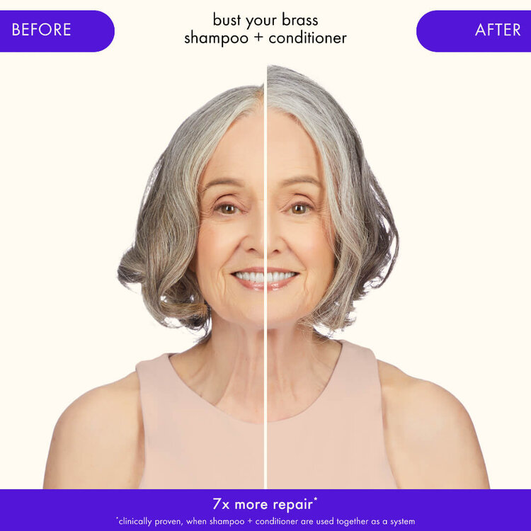 amika: amika | Bust Your Brass | Après-Shampooing Réparateur Blonds Froids
