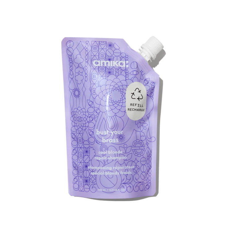 amika: amika | Bust Your Brass | Cool-Blonde Repair Shampoo