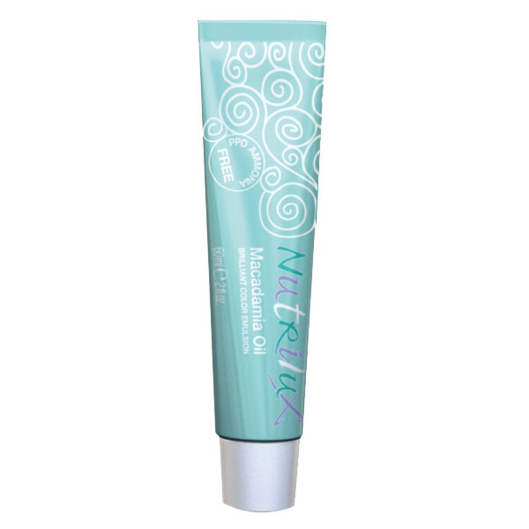 INTERCOSMOS - NUTRILUX Macadamia Oil Coloration Permanente Sans Ammoniac et PPD (60ml / 2 oz) -