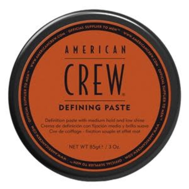 AMERICAN CREW AMERICAN CREW - COIFFANT | DEFINING PASTE Medium Hold and Low Shine / Fixation Souple et Effet Mat (85g / 3 oz)