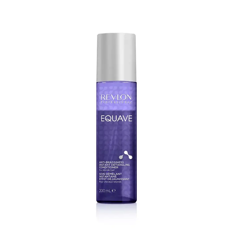 REVLON PROFESSIONAL Equave | Blonde Anti-Brassiness Instant Detangling Conditioner - Soin Démêlant Instantané Effet Déjaunissant (200ml/6.7oz)