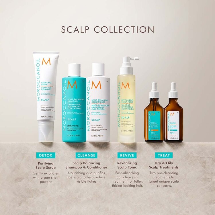 MOROCCANOIL Scalp | Purifying Scrub 125ml (4.2 oz) – Exfoliating detox for scalp