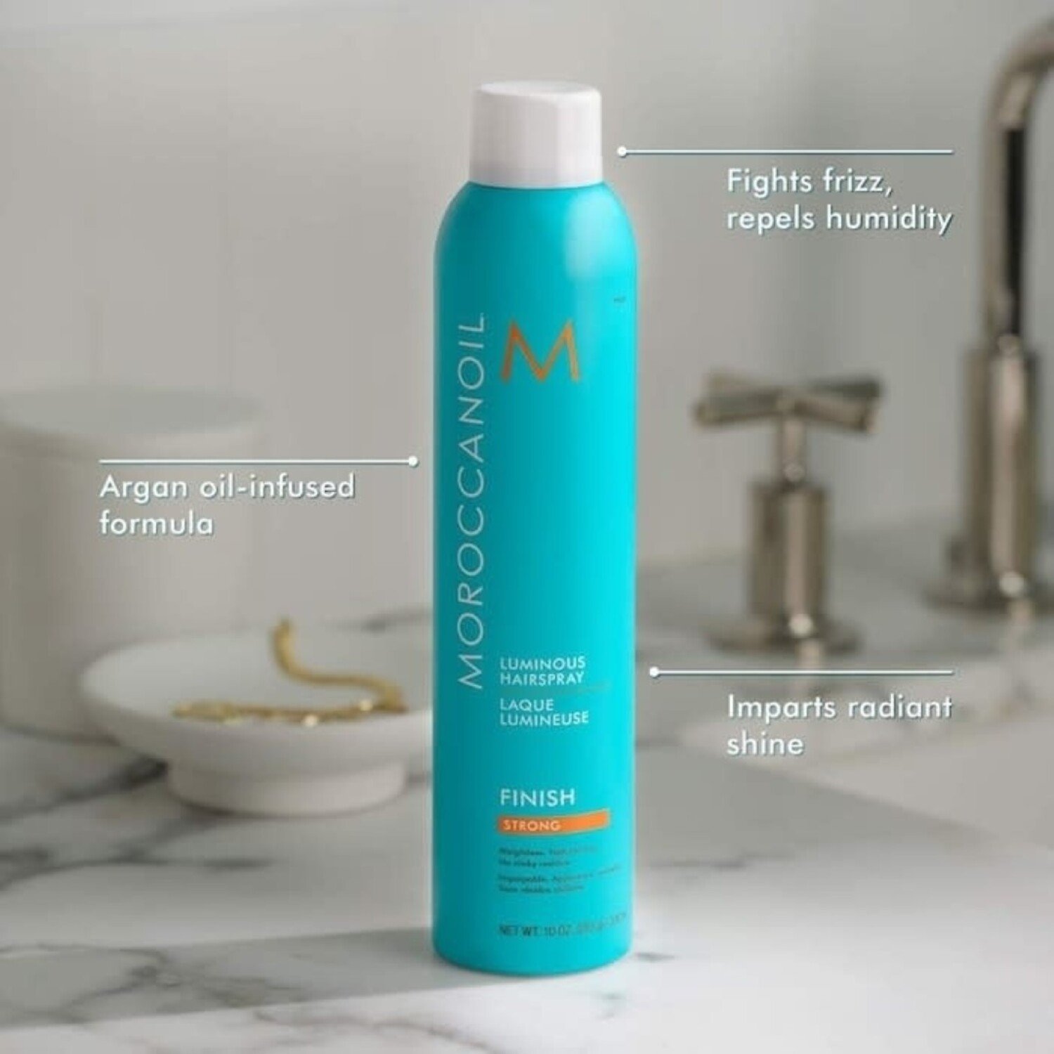 Moroccanoil Finish Laque Lumineuse Strong - INDUSTRIA Coiffure | Boutique