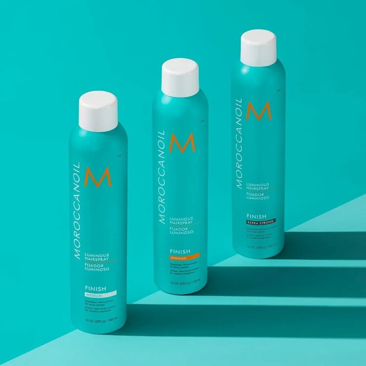 MOROCCANOIL Finish | Laque Lumineuse | Strong – Fixatif finition brillante & tenue forte