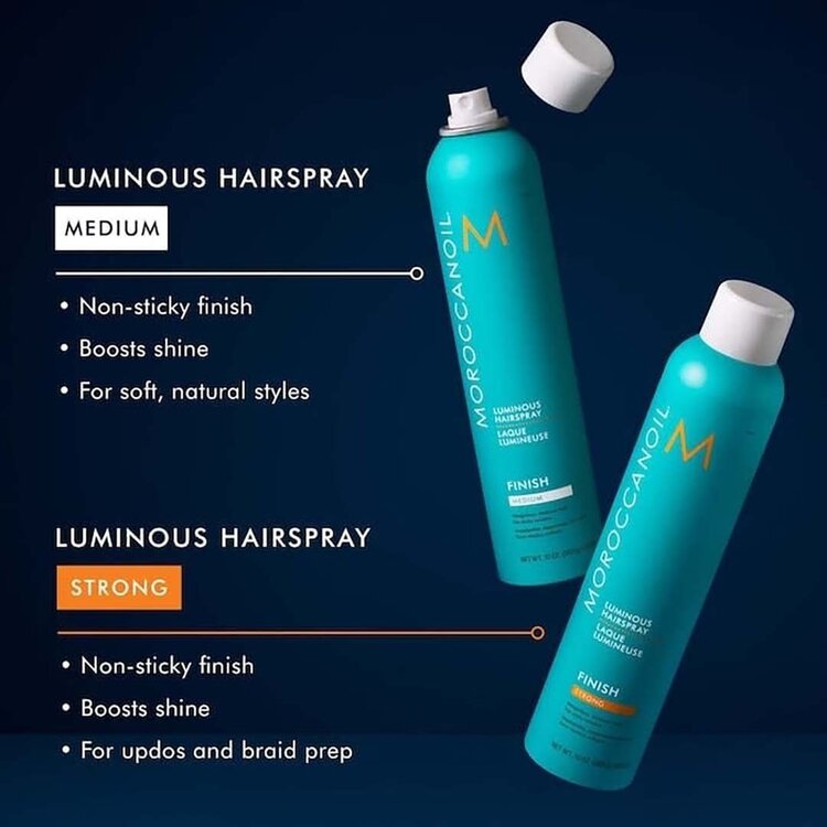 MOROCCANOIL Finish | Laque Lumineuse | Medium – Fixatif finition brillante & tenue moyenne