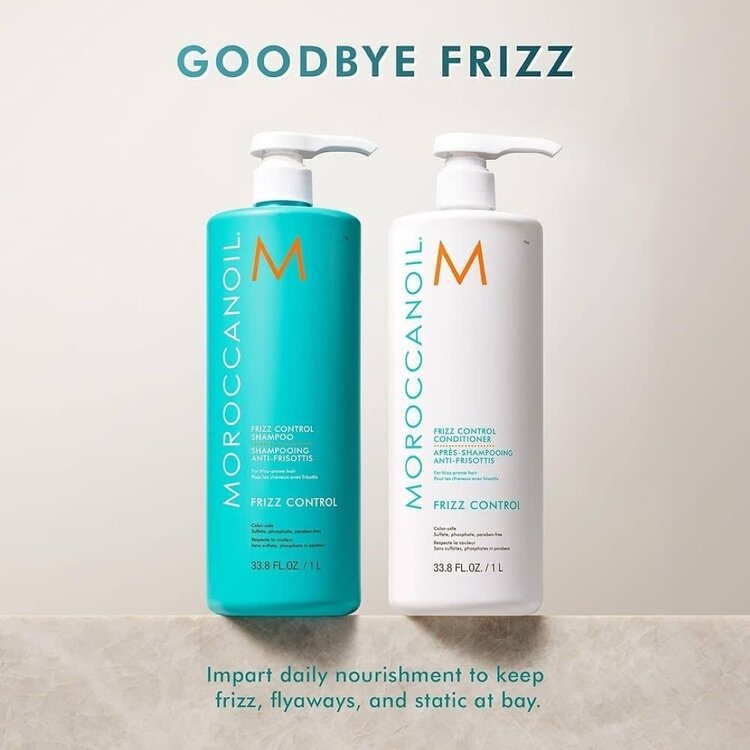 MOROCCANOIL Frizz Control | Shampooing Anti-Frisottis – Nettoyant lissant & contrôle des frisottis