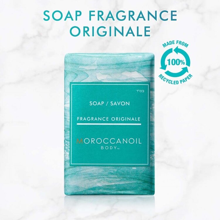 MOROCCANOIL Body | Savon en Barre | Fragrance Originale 200g – Nettoyant corps solide & parfum signature