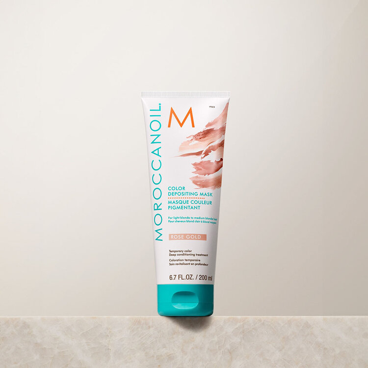 MOROCCANOIL Masque Couleur Pigmentant | Rose Gold – Reflets rose doré & soin nourrissant