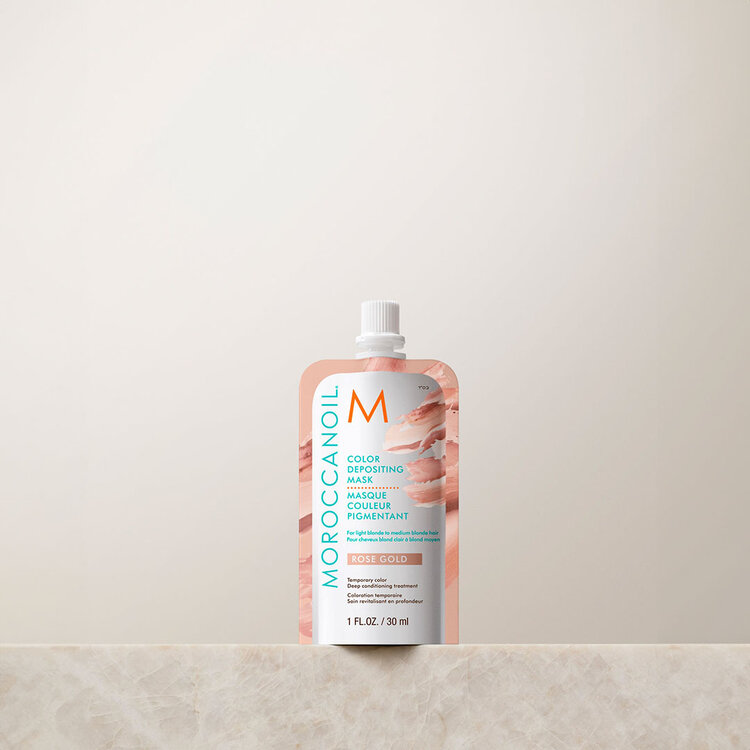 MOROCCANOIL Color Depositing Mask | Rose Gold – Rosy golden tones & nourishing care