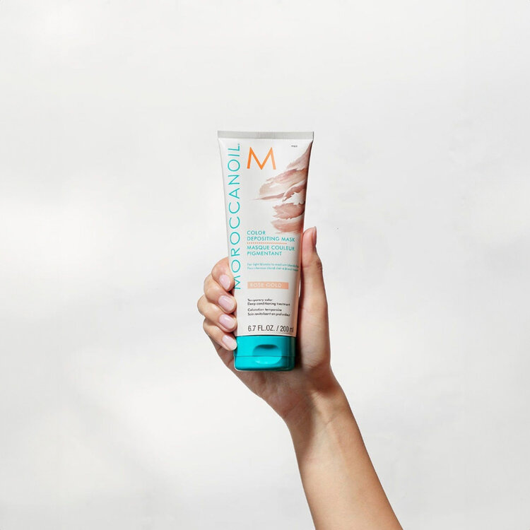 MOROCCANOIL Masque Couleur Pigmentant | Rose Gold – Reflets rose doré & soin nourrissant