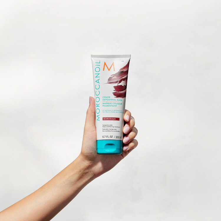 MOROCCANOIL Masque Couleur Pigmentant | Bordeaux – Reflets rouge profond & soin nourrissant