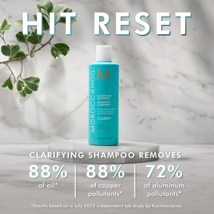 MOROCCANOIL Clarify | Shampooing Clarifiant – Nettoyage profond & cuir chevelu purifié