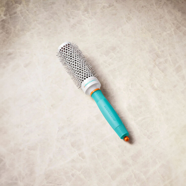 MOROCCANOIL Brosse Ronde en Céramique – Brushing lisse, volume et brillance