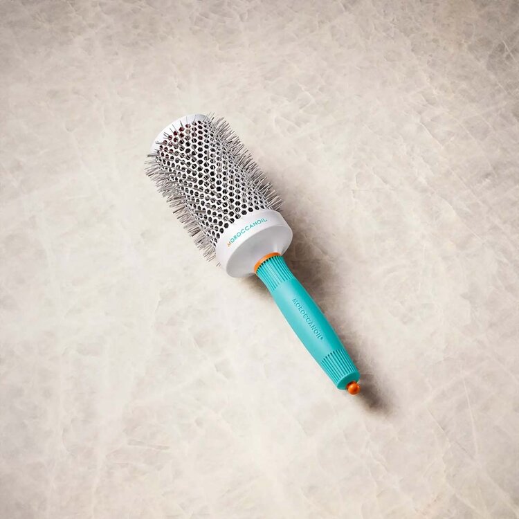 MOROCCANOIL Brosse Ronde en Céramique – Brushing lisse, volume et brillance