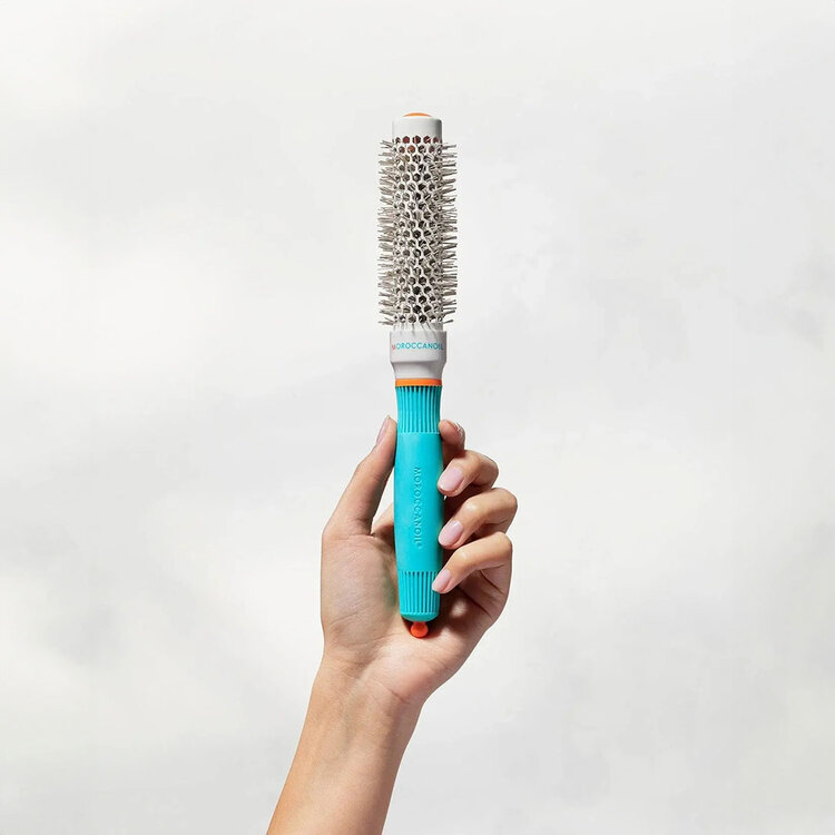 MOROCCANOIL Brosse Ronde en Céramique – Brushing lisse, volume et brillance