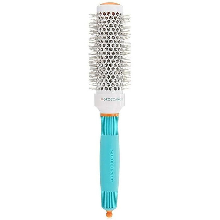 MOROCCANOIL Brosse Ronde en Céramique – Brushing lisse, volume et brillance