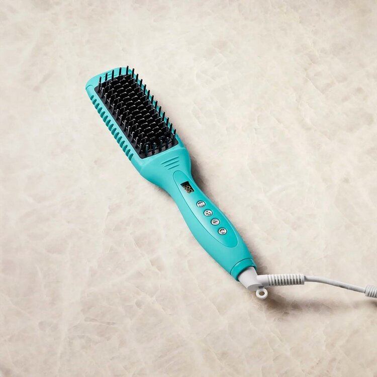 MOROCCANOIL Smooth Style Ceramic Heated Brush – Fast smoothing, softness and shine
