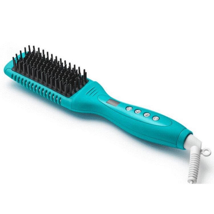 MOROCCANOIL Smooth Style Ceramic Heated Brush – Fast smoothing, softness and shine