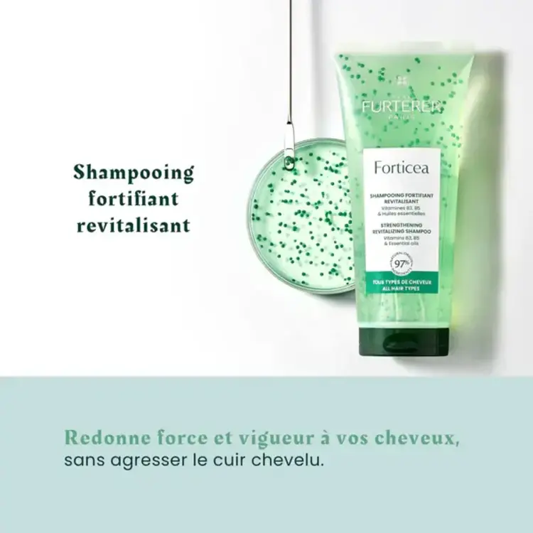 René FURTERER Paris Forticea | Fortifying Revitalizing Shampoo - Energy for Hair and Scalp