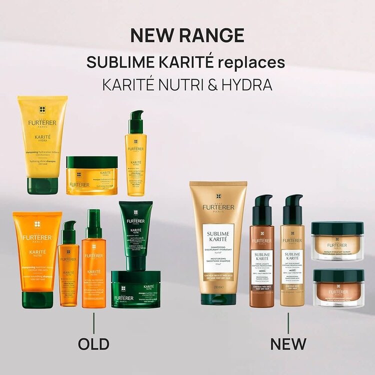 René FURTERER Paris Sublime Karité | Lait Disciplinant Sans Rinçage - Cheveux Secs (100ml/3.3oz)