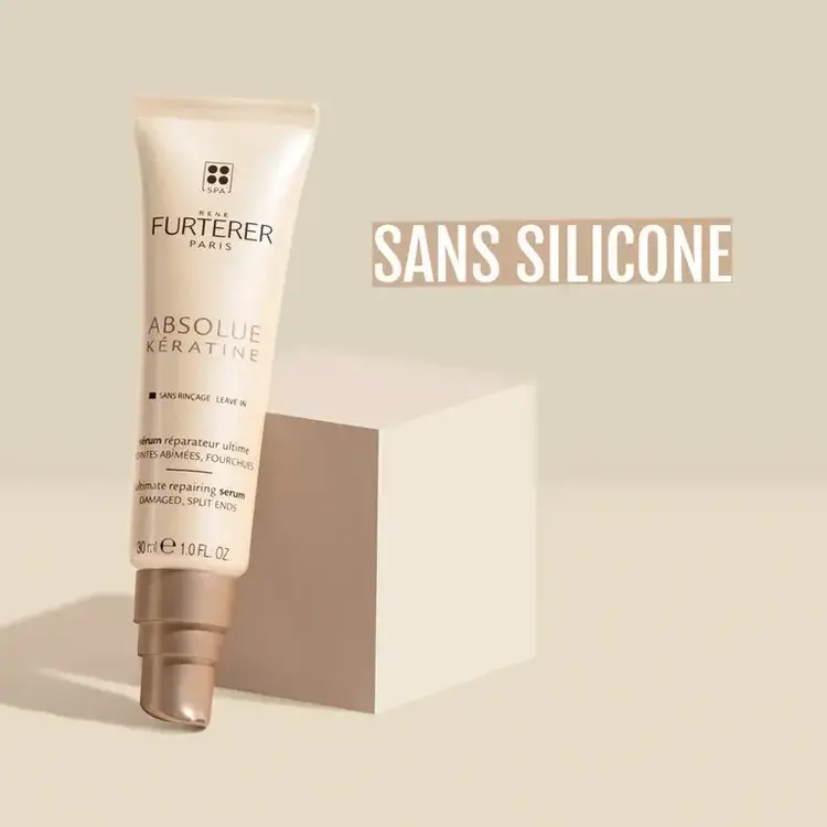 René FURTERER Paris Absolue Keratine | Sérum Réparateur Ultime Sans Rinçage (30ml/1oz)