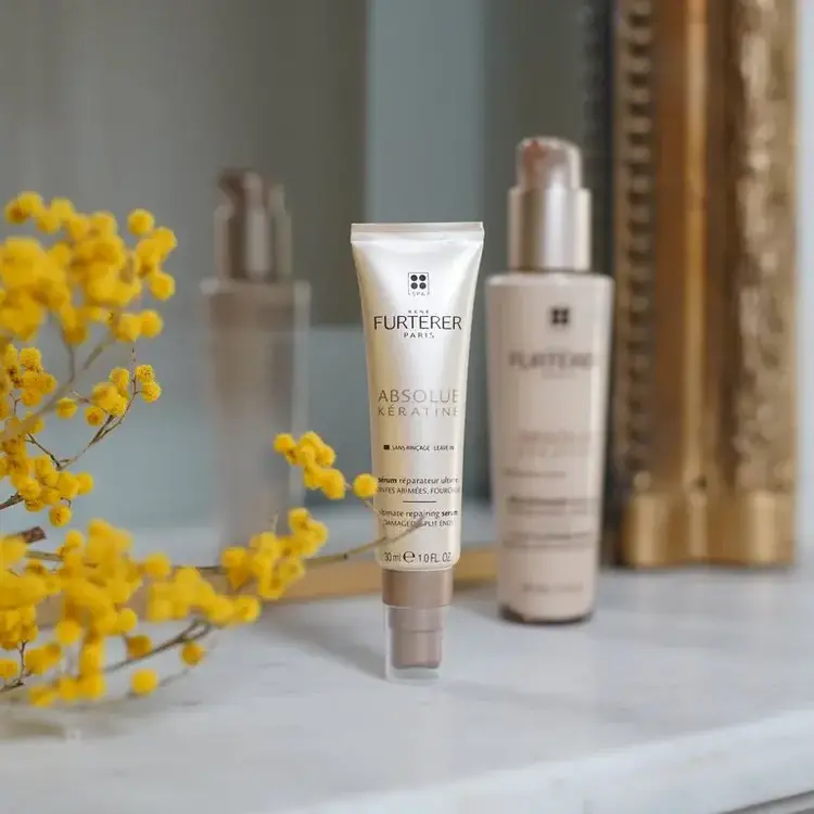 René FURTERER Paris Absolue Keratine | Leave-in Ultimate Repairing Serum (30ml/1oz)