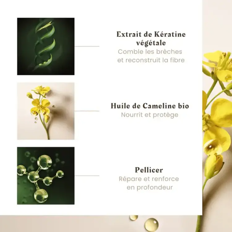 René FURTERER Paris Absolue Keratine | Leave-in Ultimate Repairing Serum (30ml/1oz)