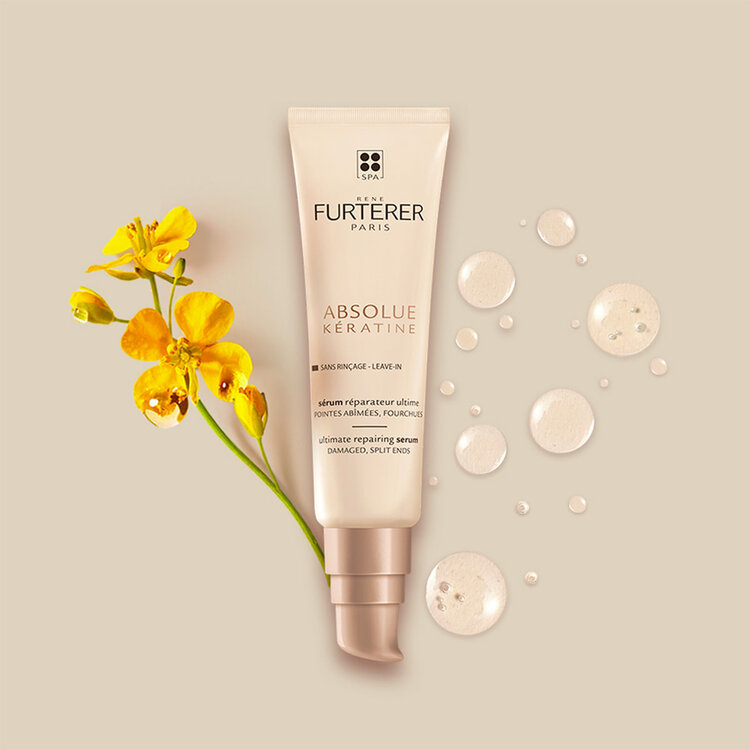 René FURTERER Paris Absolue Keratine | Leave-in Ultimate Repairing Serum (30ml/1oz)