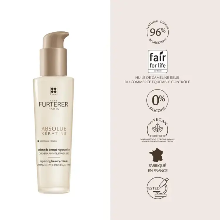 René FURTERER Paris Absolue Keratine | Crème de Beauté Réparatrice