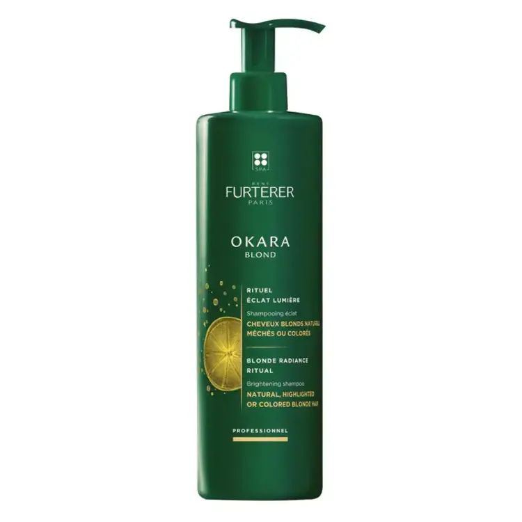 René FURTERER Paris Okara Blond | Radiance Shampoo - Enhances Shine and Brightness for Blonde Hair
