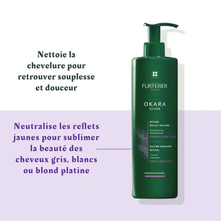 René FURTERER Paris Okara Silver | Shampooing Déjaunissant